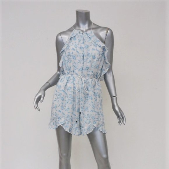 Zimmermann Pants - Zimmermann Romper Zephyr Vine Embroidered Cotton